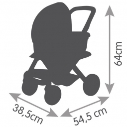 WÓZEK DLA LALEK 3w1 ZIELONY Maxi Cosi Quinny SMOBY 253120